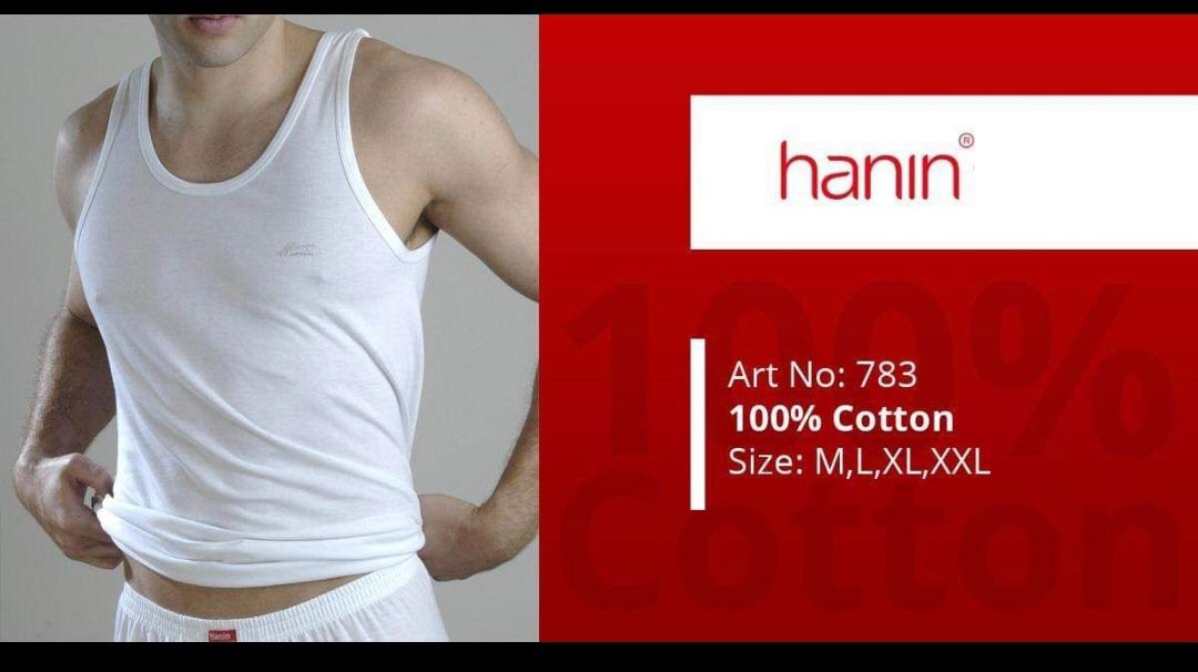 men’s white sleeveless undershirt
